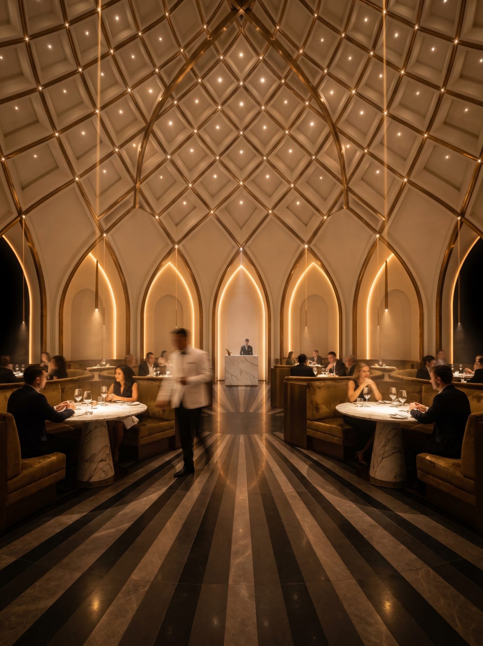 Neo-Gothic Reception Hall AI Rendering | Design Analysis & Workflow ...